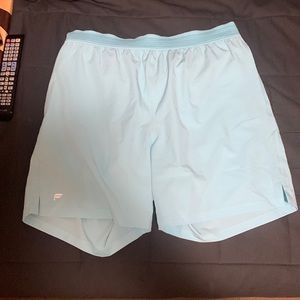 Fabletics light blue shorts